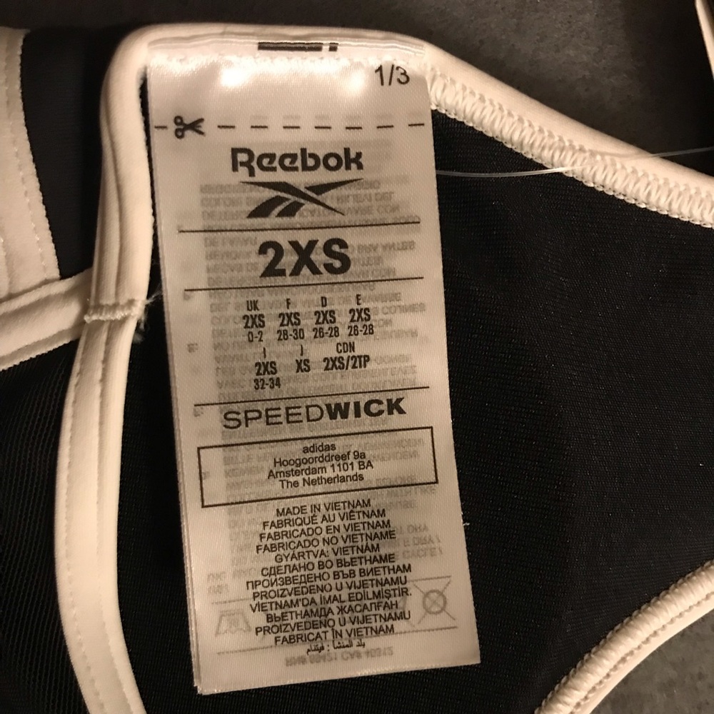 NWT Reebok TS LUX Racerback Bra - Picture 7 of 7